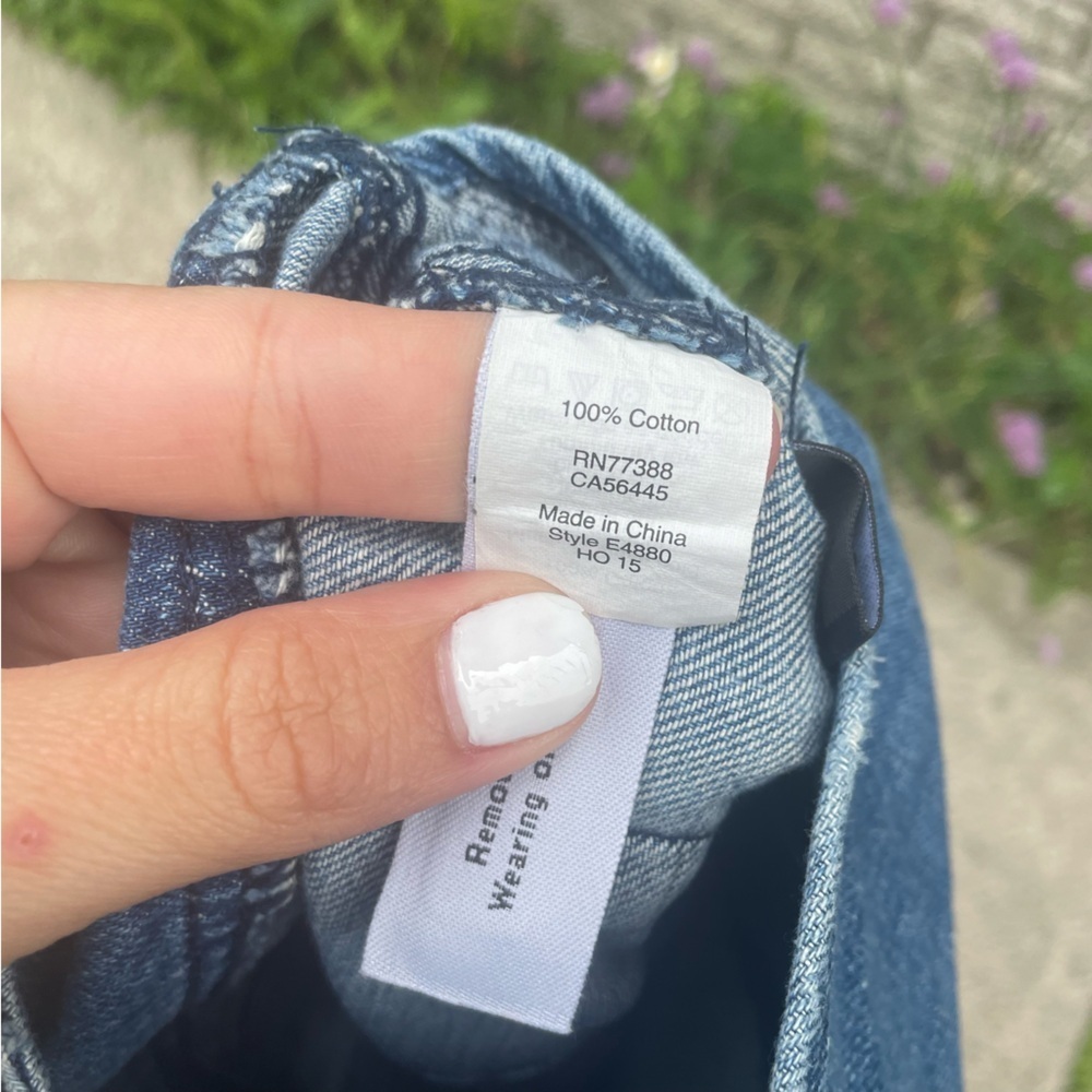 Madewell Women's Denim Dungaree Overalls Size Small - Picture 11 of 11